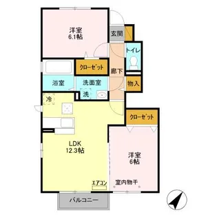 サンライズ YAMATO【1階】の間取り