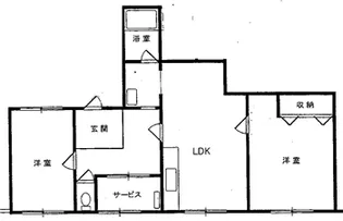セカンド角鹿【2階】の間取り