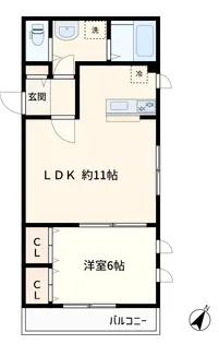 アムール成城【2階】の間取り