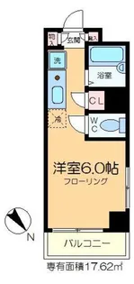 パレス清澄【2階】の間取り