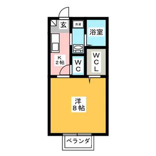 グランドールA【2階】の間取り