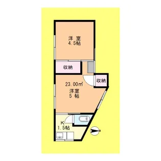 道善荘【3階】の間取り