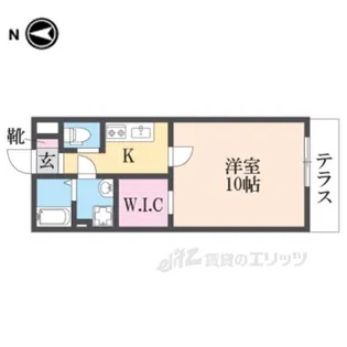 メゾンシャロームA【1階】の間取り
