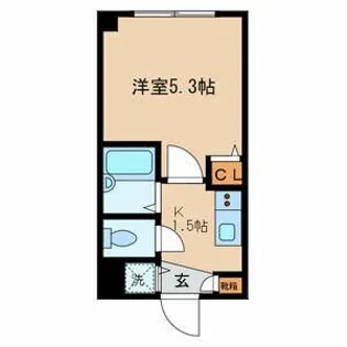ヴィブレ飛鳥【2階】の間取り