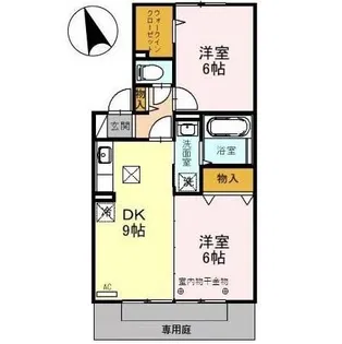 ルーチェ【1階】の間取り