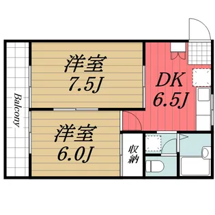 ピアーシャルマン【1階】の間取り