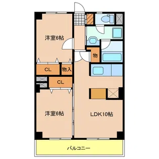 宇都宮グリーンハイツI【1階】の間取り