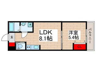 SOLEADO Takasago【1階】の間取り
