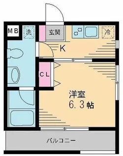 モンターリーブル美幸I【3階】の間取り