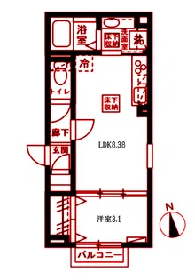 Bloom本郷台【2階】の間取り