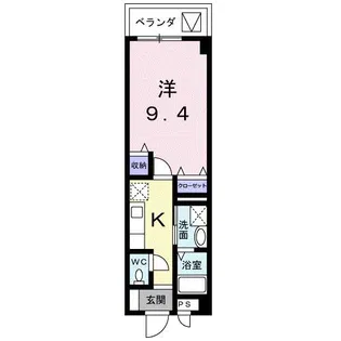 エスペランサ・ヤマダ【2階】の間取り