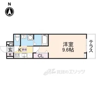 メゾンリアリ2【1階】の間取り