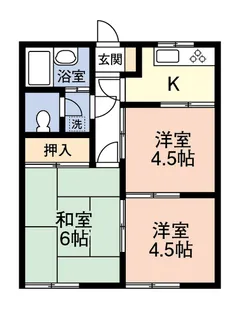相川コーポ【2階】の間取り