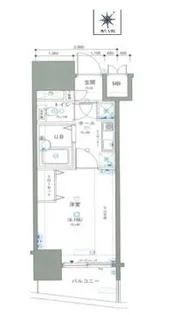 エクセリア代々木【9階】の間取り