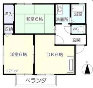 ロイヤルガーデン大手町I【1階】の間取り