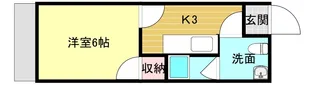 1Kの間取り画像