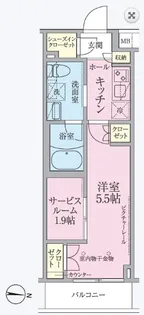 東京都練馬区豊玉北6【マンション】の間取り