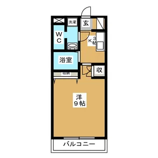 リヴィエール川舩【1階】の間取り