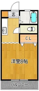 レジデンスK-1【2階】の間取り