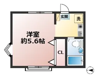 グリーンハイツ【1階】の間取り