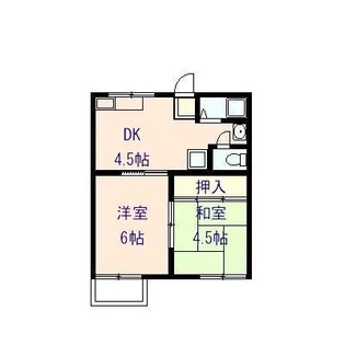 コーポ野田【2階】の間取り
