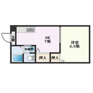 アブニール宮島口 B棟【1階】の間取り