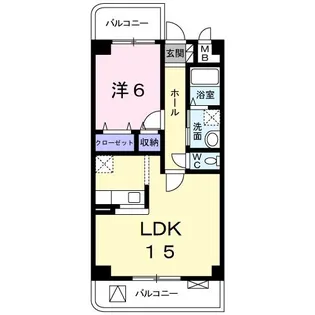 ヴェルセア【2階】の間取り