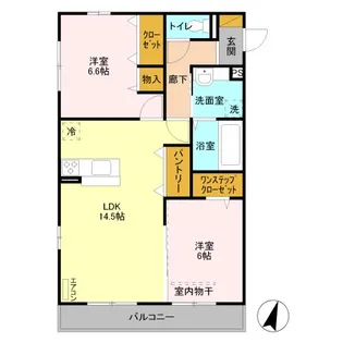 埼玉県さいたま市見沼区大和田町1【アパート】の間取り