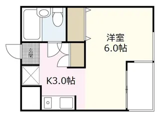 メゾン・ド・ヴィラージュ【2階】の間取り