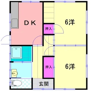 山口県山口市大内千坊1【一戸建】の間取り