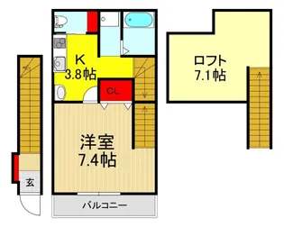 Liberta【2階】の間取り