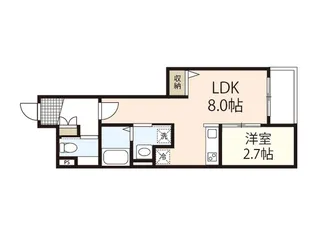 月光西川口町壱番館【1階】の間取り
