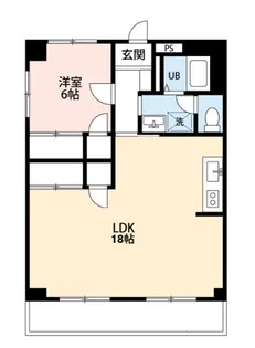 ニッコーハイツ二号館【3階】の間取り