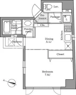 レジディア文京千石【10階】の間取り