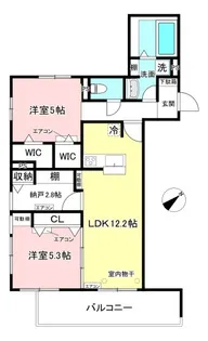 【新築】アリヴィオ白井坂【2階】の間取り
