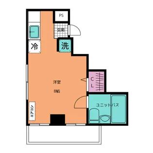グランベール2号館【5階】の間取り