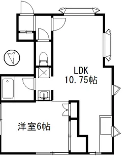 藤波ハイツ【2階】の間取り
