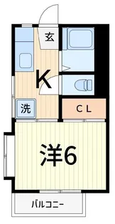 メゾン野村【2階】の間取り
