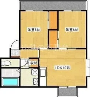 わだちハイツ【2階】の間取り