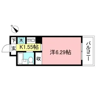 パレス登戸【2階】の間取り