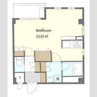 Alivis船橋East.West【6階】の間取り