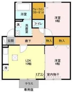 K・ファミリア【1階】の間取り