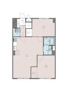 霧ヶ丘コーポラス【2階】の間取り