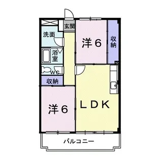 茨城県牛久市中央5【マンション】の間取り