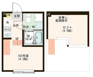 ハーモニーテラス東四つ木VI【1階】の間取り