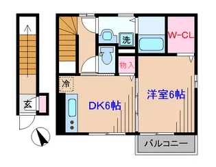 神奈川県横浜市港北区高田東3【アパート】の間取り