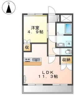 グランディール【2階】の間取り