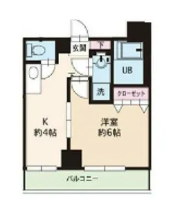 HF銀座レジデンスEASTII【11階】の間取り