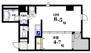 Residence Iconn KAWARAMACHI【3階】の間取り