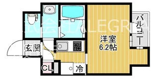 大阪府大阪市東成区中道2【マンション】の間取り